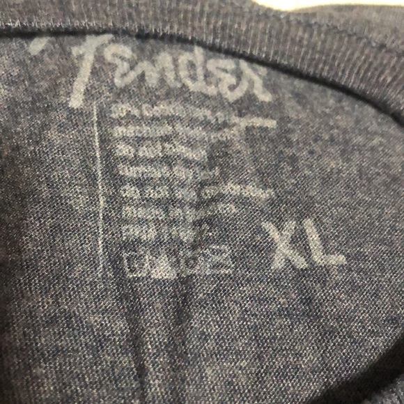 Fender Blue T-Shirt Mens size XL - Picture 3 of 3